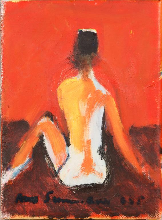 Arvo Summanen, oil on canvas, signed, unclear date.