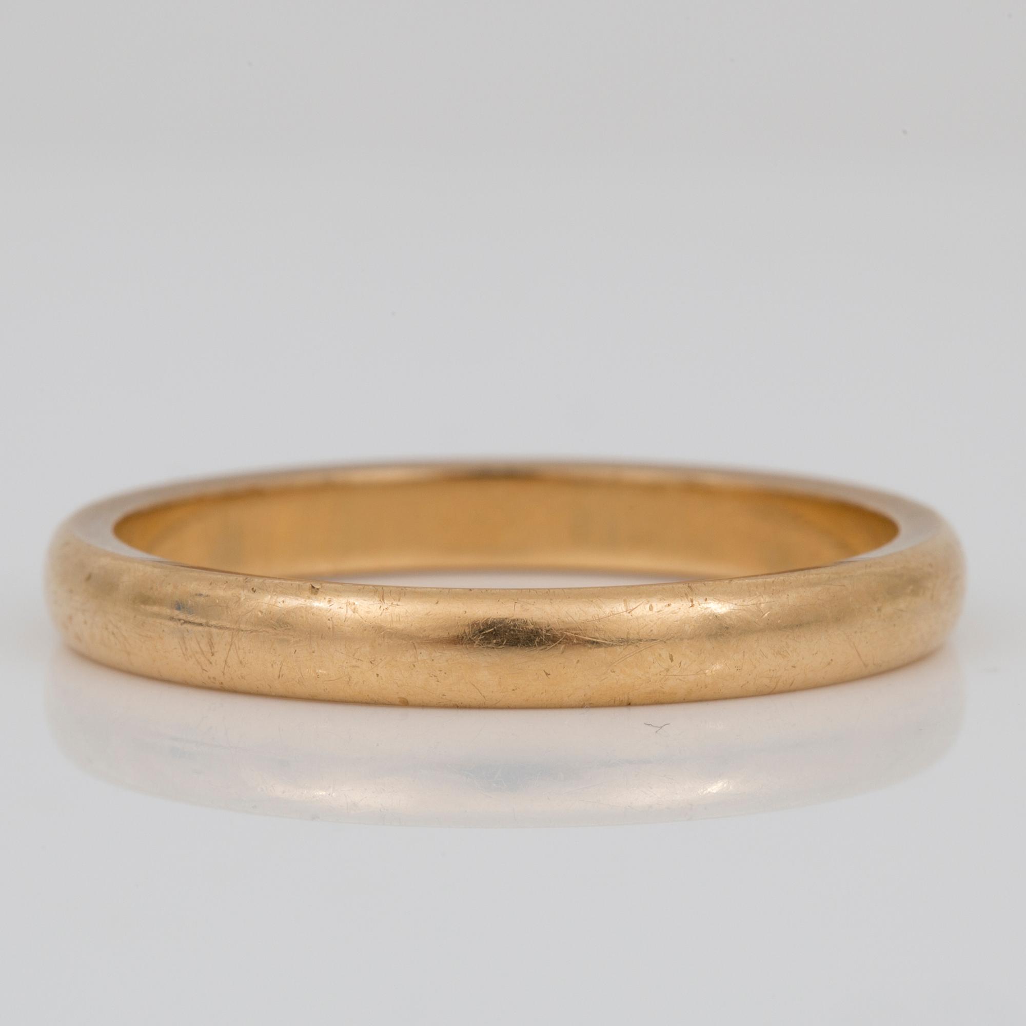 RING, Hamnstedt & Holmberg, Stockholm, 1930, 18K guld.