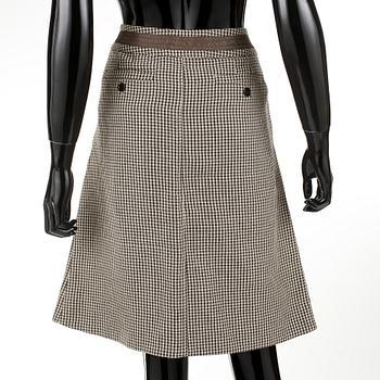 KAVAJ SAMT KJOL, Max Mara, hundtandsmönstrad.