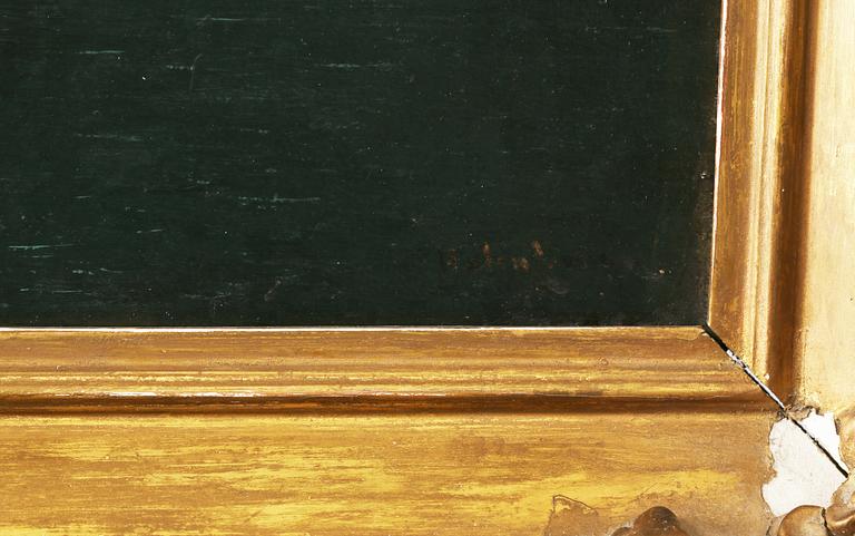 OKÄND KONSTNÄR, olja på duk, 1800-tal.