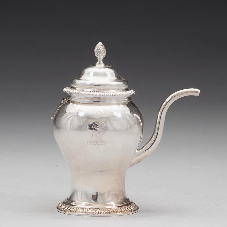 Emick Romer, argyle/skykanna, silver, London 1770.