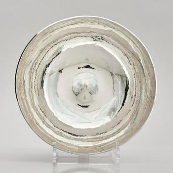 Birger Haglund, skål, sterling silver, Stockholm 1964.