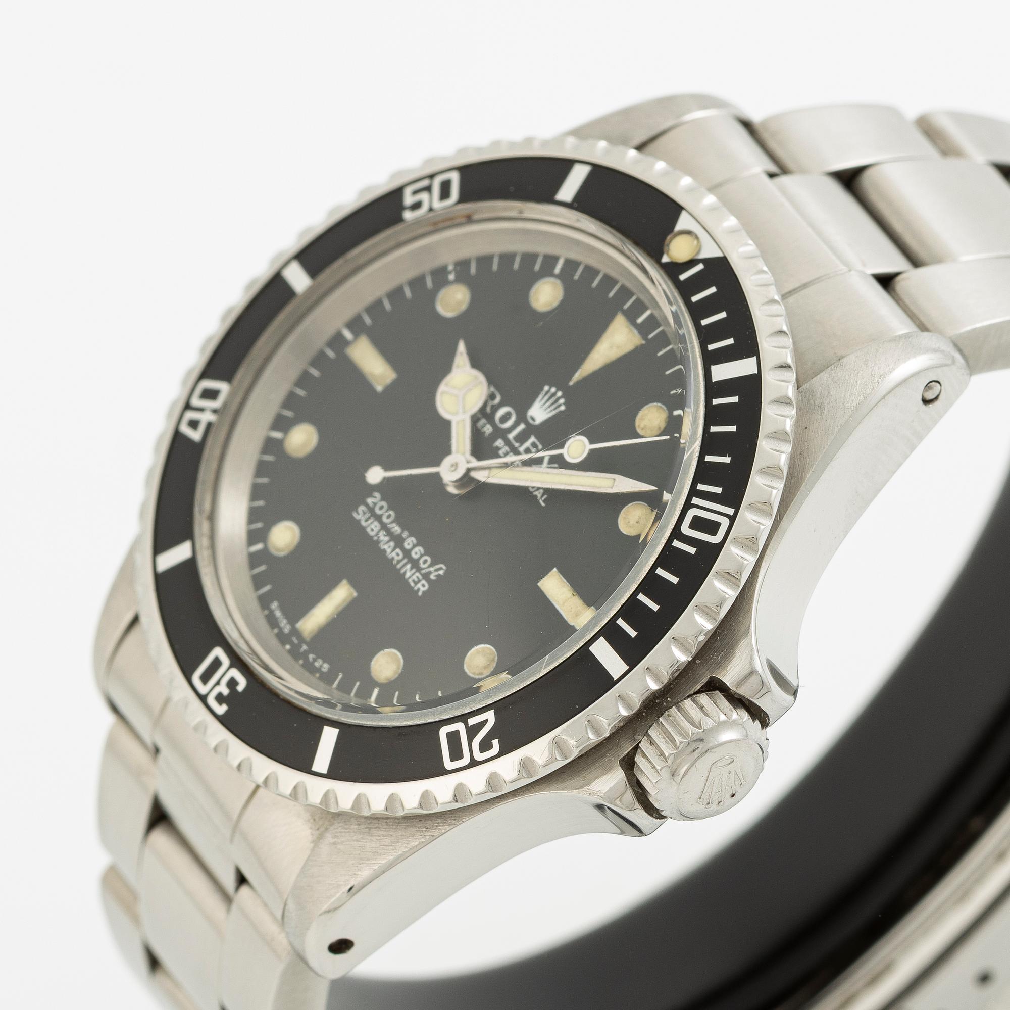 Rolex, Oyster Perpetual, Submariner, "Meter First", armbandsur, 39 mm.