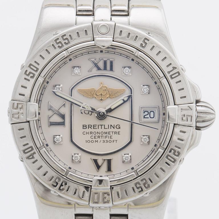 BREITLING, Starliner A71340 damarmbandsur, 100m/330 ft, 30 mm.