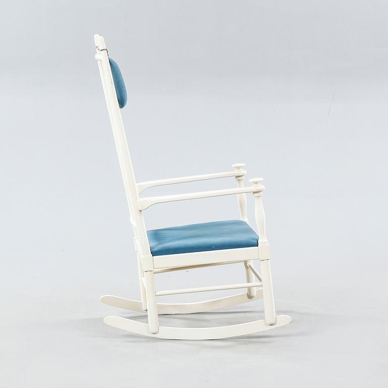 An "Isabella" rocking chair, designed by Karl-Axel Andersson for Gemla 1953.