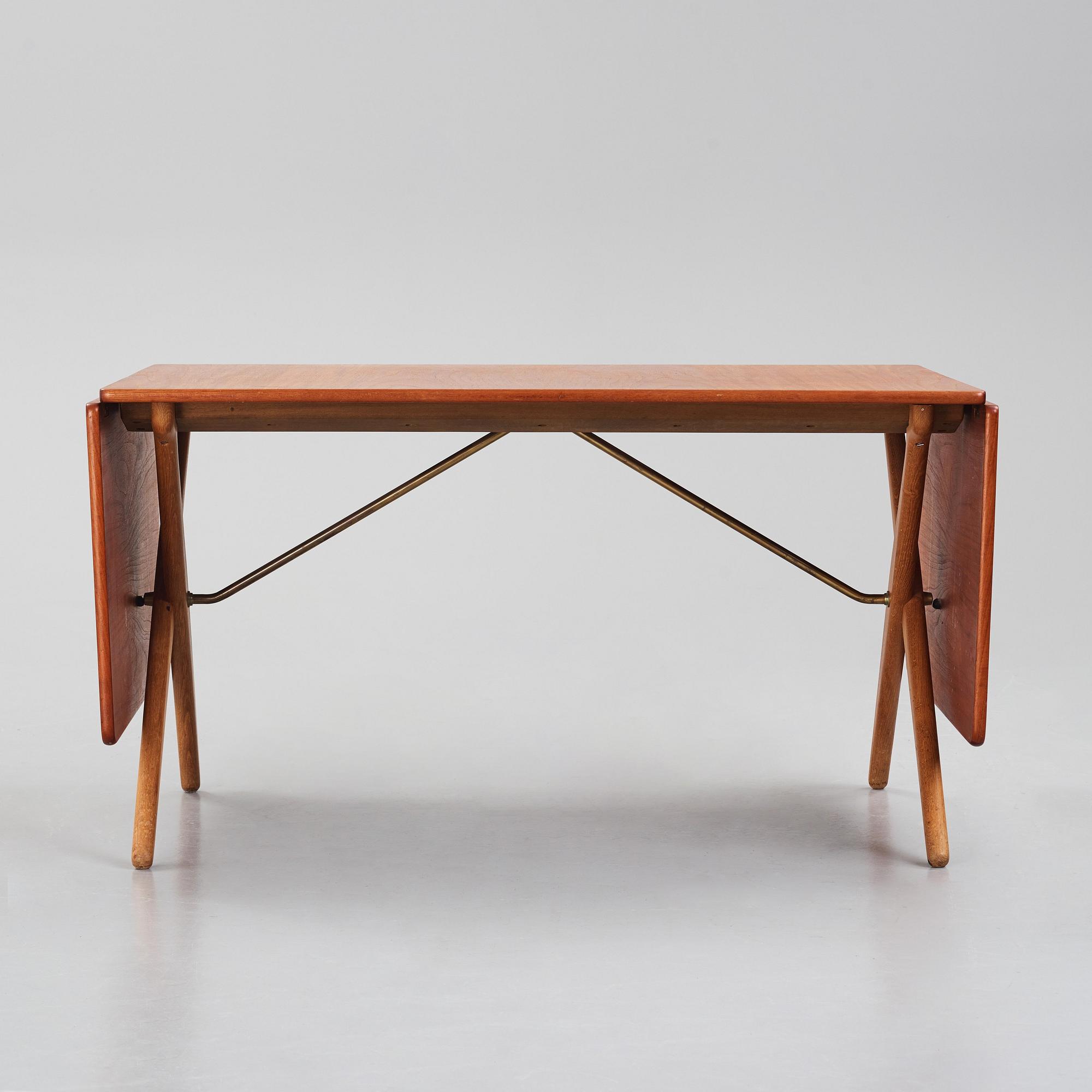 Hans J. Wegner, matbord med klaffar, Andreas Tuck, Danmark 1950-60-tal.