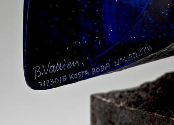 SKULPTUR, glas, Bertil Vallien, Kosta Boda, 2000-tal.
