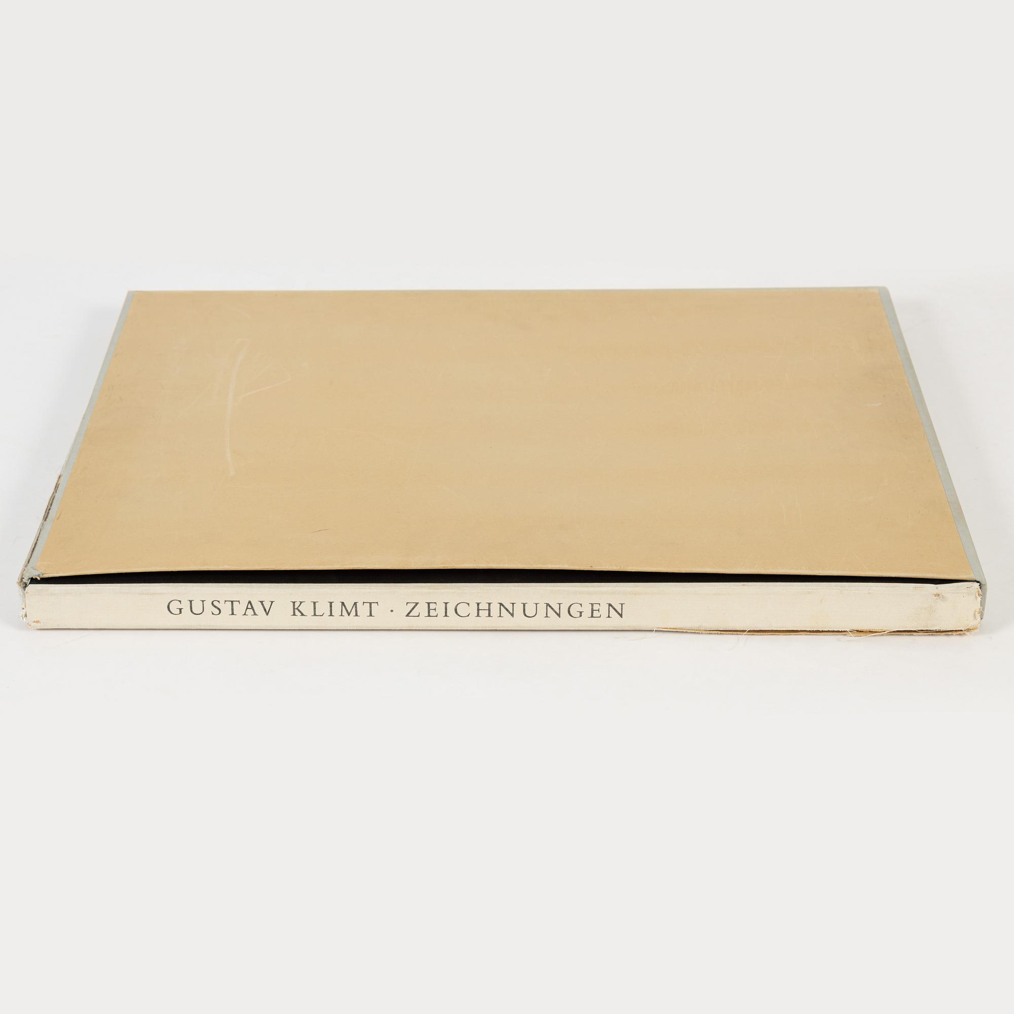 Gustav Klimt, efter, mapp Zeichnungen / Twenty-Five Drawings selected and interpreted by Alice Strobl 1964.