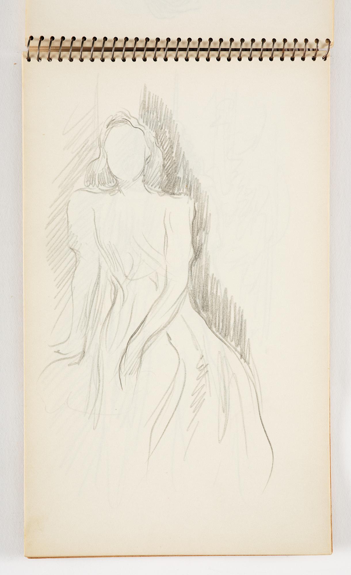 Lotte Laserstein, 3 skissböcker med blyertsteckningar.