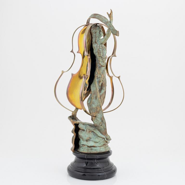 Arman, sculpture. Stamp signed. Numbered Foundry mark. Total height 59 cm.