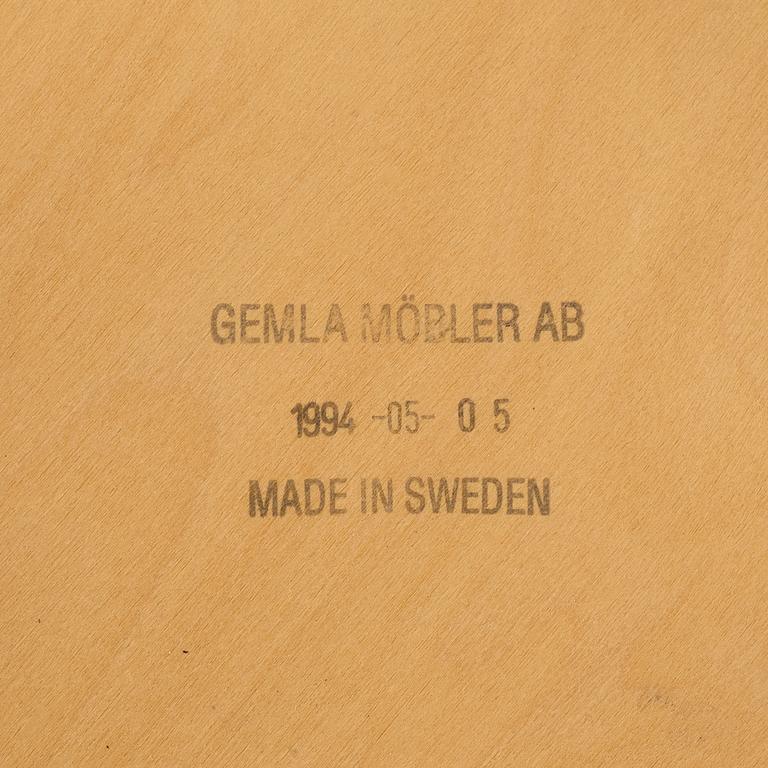 Peter Celsing, karmstolar, 6 st. modell 1514, Gemla Diö, 1994.