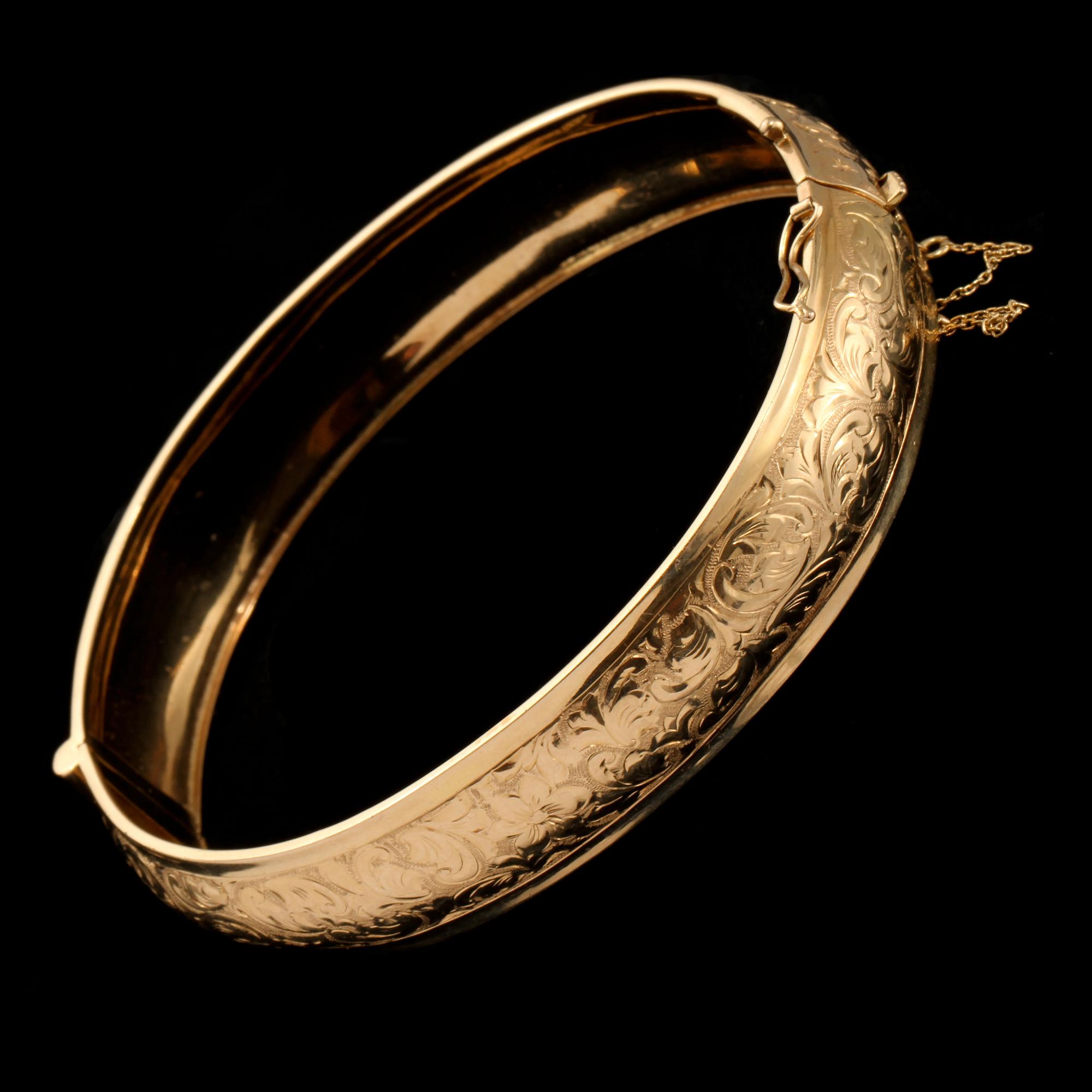 ARMRING, 18k guld, Juvelfabriken, Stockholm, 1943. Vikt 19 g.
