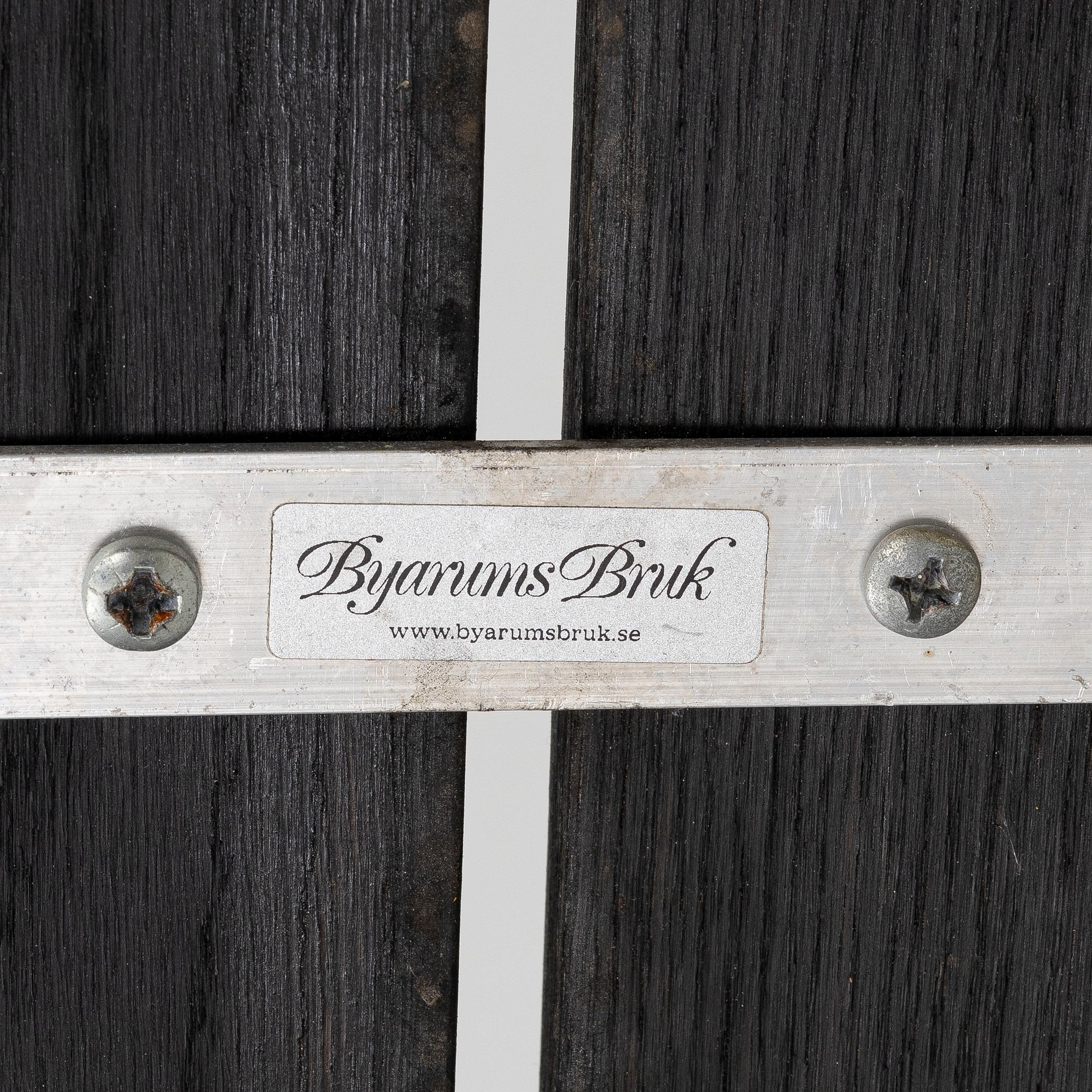Folke Bensow, a "Sneckan" bench, Byarums Bruk, 21st century.