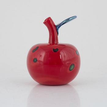 An Oiva Toikka sculpture in glass. Signed  Oiva Toikka Nuutajärvi Notsjö.