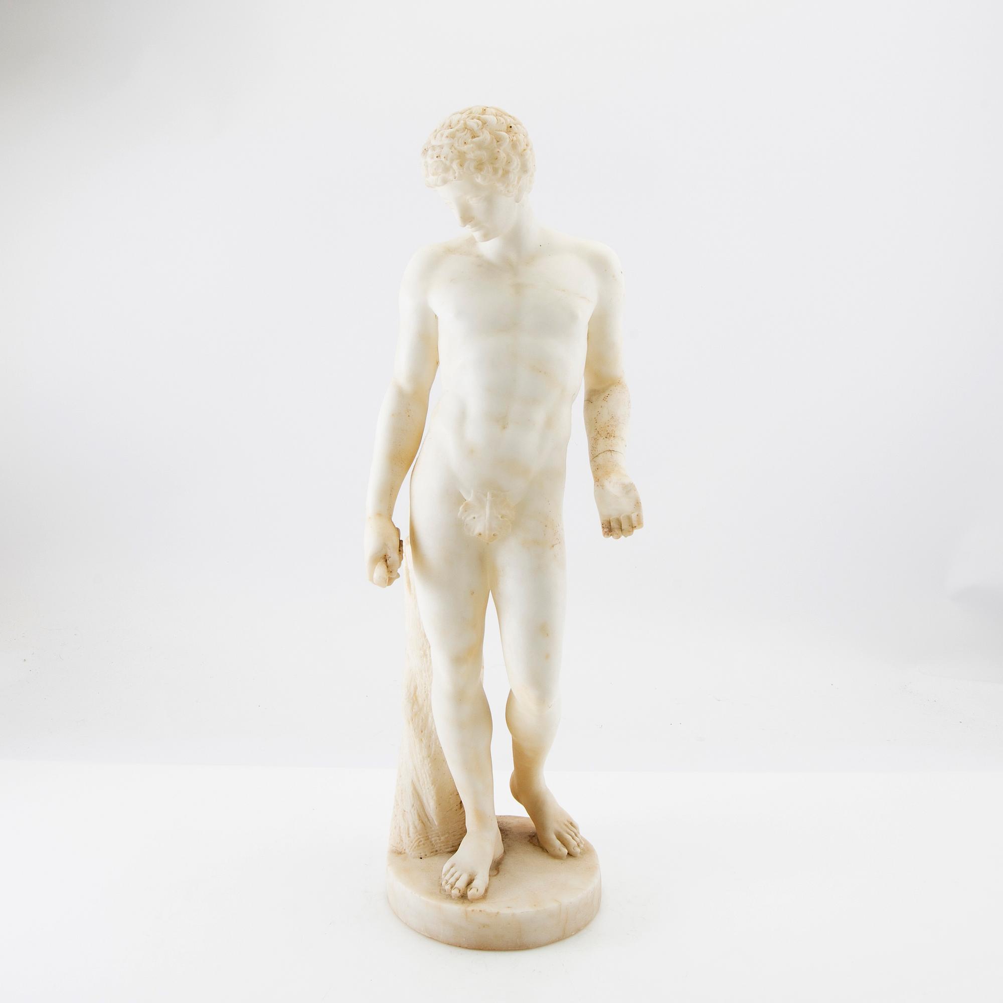 Sculpture after an antique prototype "Antinous".
