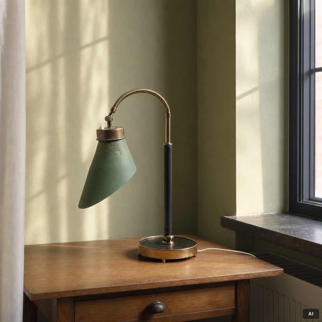 Josef Frank, Bordslampa, modell G2434, Firma Svenskt Tenn.
