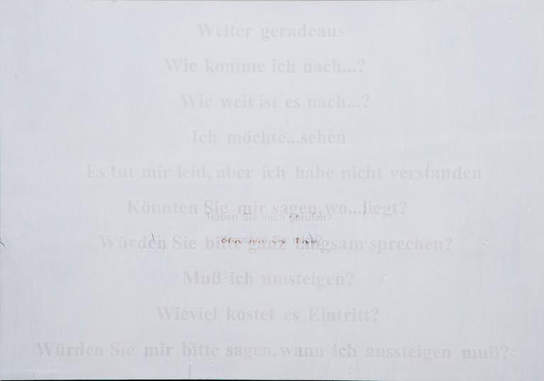 SUSANNE GOTTBERG, "DEN ANDRE ÄR ALLTID I ANKOMMANDE".