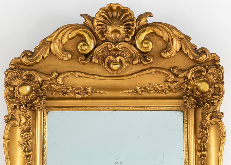 A late 19th century mirror.