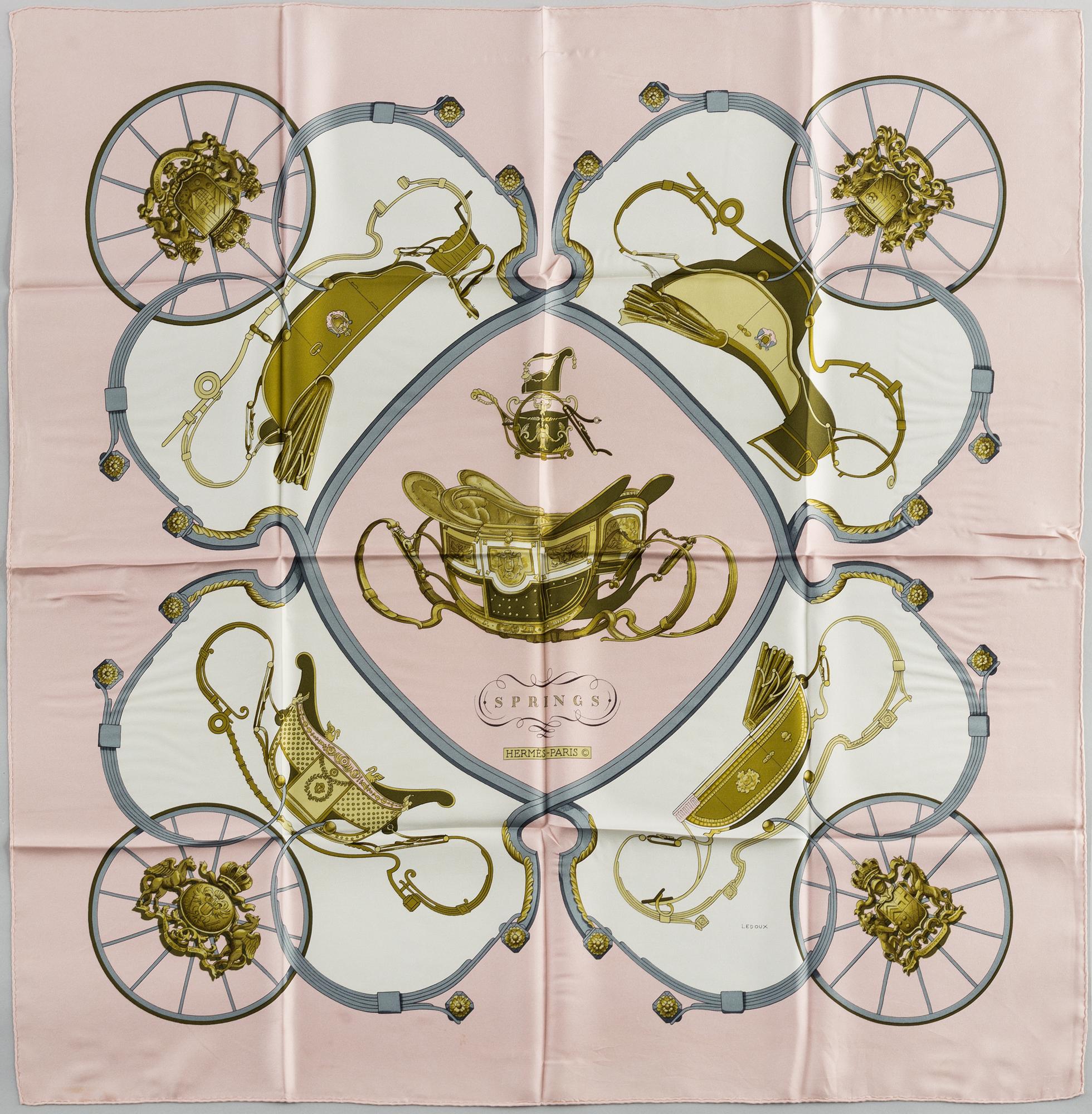 HERMÈS, "Springs", Scarf.