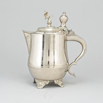 GUSTAF WILHELM LINDBERG, a a silver plated tin pitcher, Örebro (1824-73).