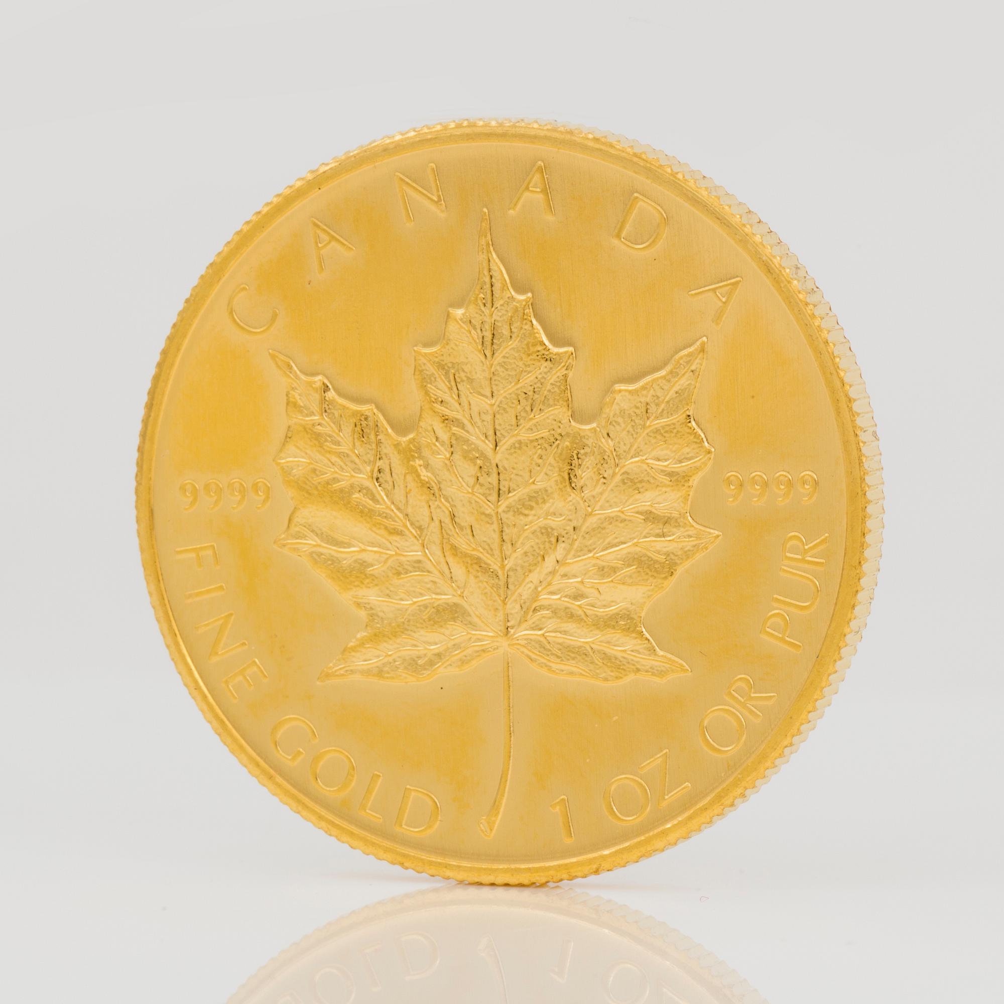 GULDMYNT. 50 Dollars, Canada 2002. Vikt ca 32 g.
