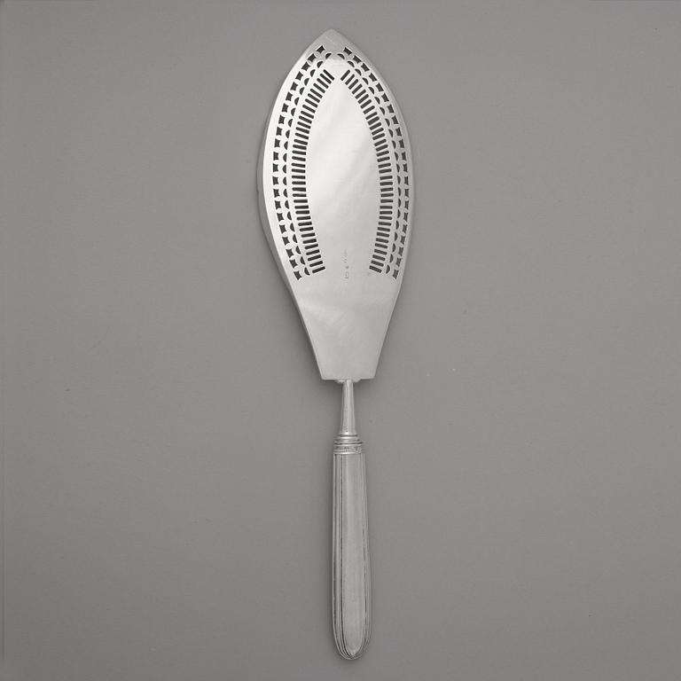 Pehr Zethelius, fiskspade, Stockholm 1809. Empire.