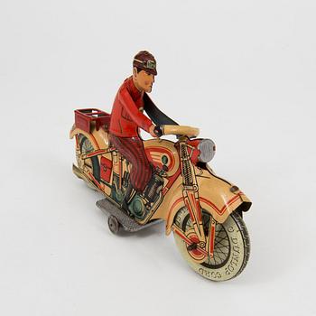 A tinplate Tipp & Co motorcycle T586 Germany c. 1950.