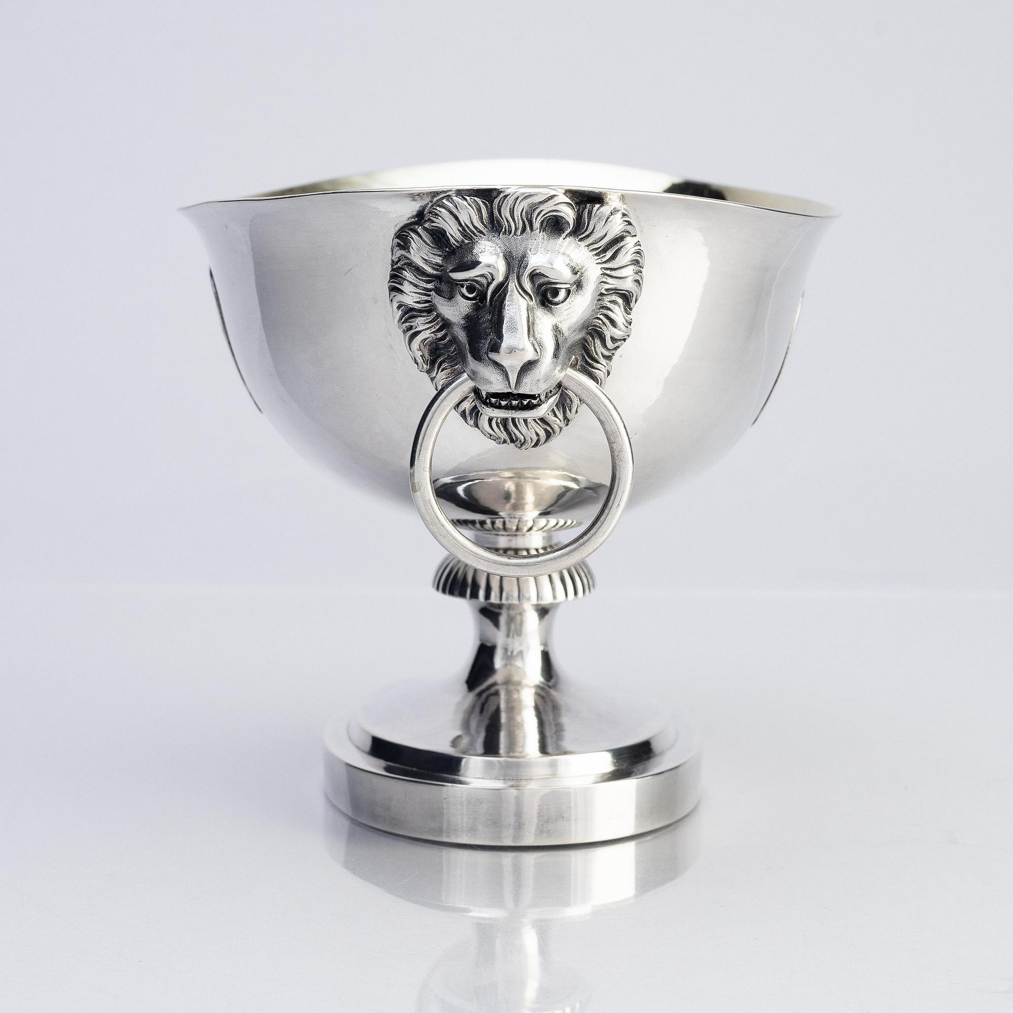 Simson Ryberg, uppsatsskål, silver, Stockholm 1796. Sengustaviansk.