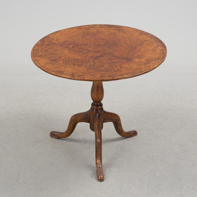 A tilt top table by Jacob Sjölin, master in Köping and Kungsör, Sweden, 1767 - 1785.