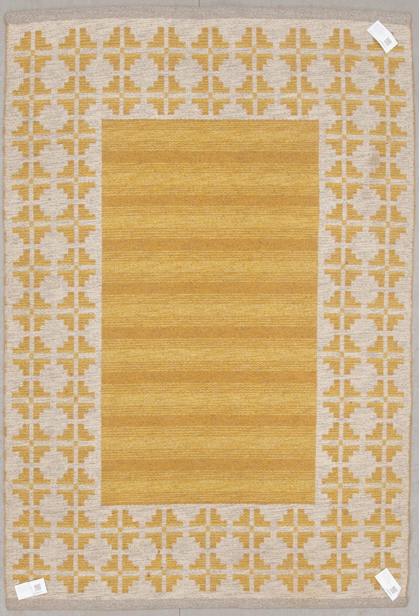 MATTA, dubbelsidig, 1900-talets mitt/andra hälft. Ca 200 x 135 cm.
