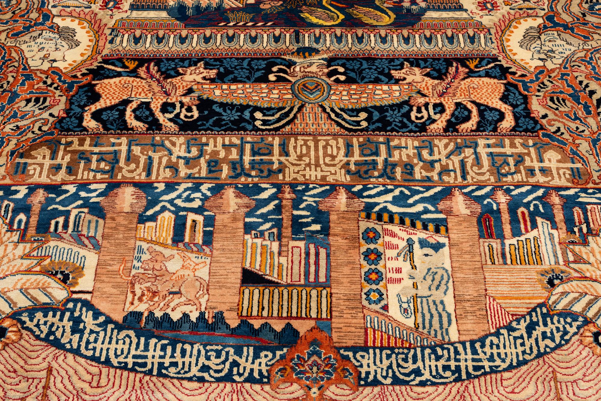 Rug, Kashmar Patina, approx. 385 x 305 cm.