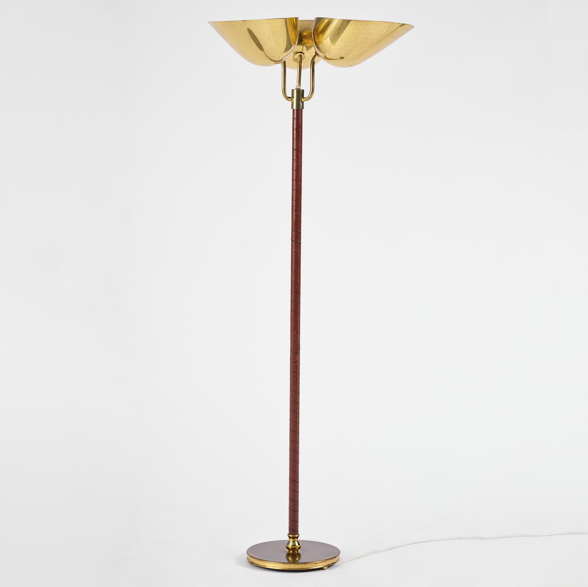 Carl-Axel Acking, a floor lamp model "2645", Bröderna Malmströms Metallvarufabrik, Malmö, 1940s-50s.