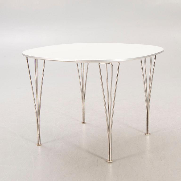 Bruno Mathsson & Piet Hein, dining table, "Supercirkel", Fritz Hansen.