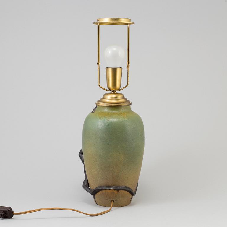 A ceramic Ipsens Enke table light from Denmark.