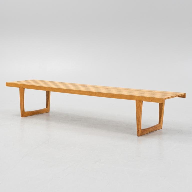 Yngvar Sandström, a 'Tokyo' oak bench from Nordiska Kompaniet's Triva-series, designed 1962.