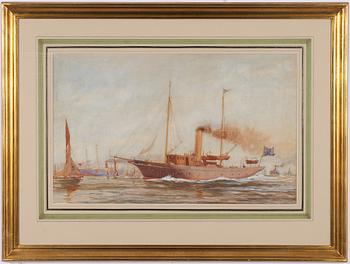 Norman Wilkinson, Steam yacht of the Royal Yacht Club.