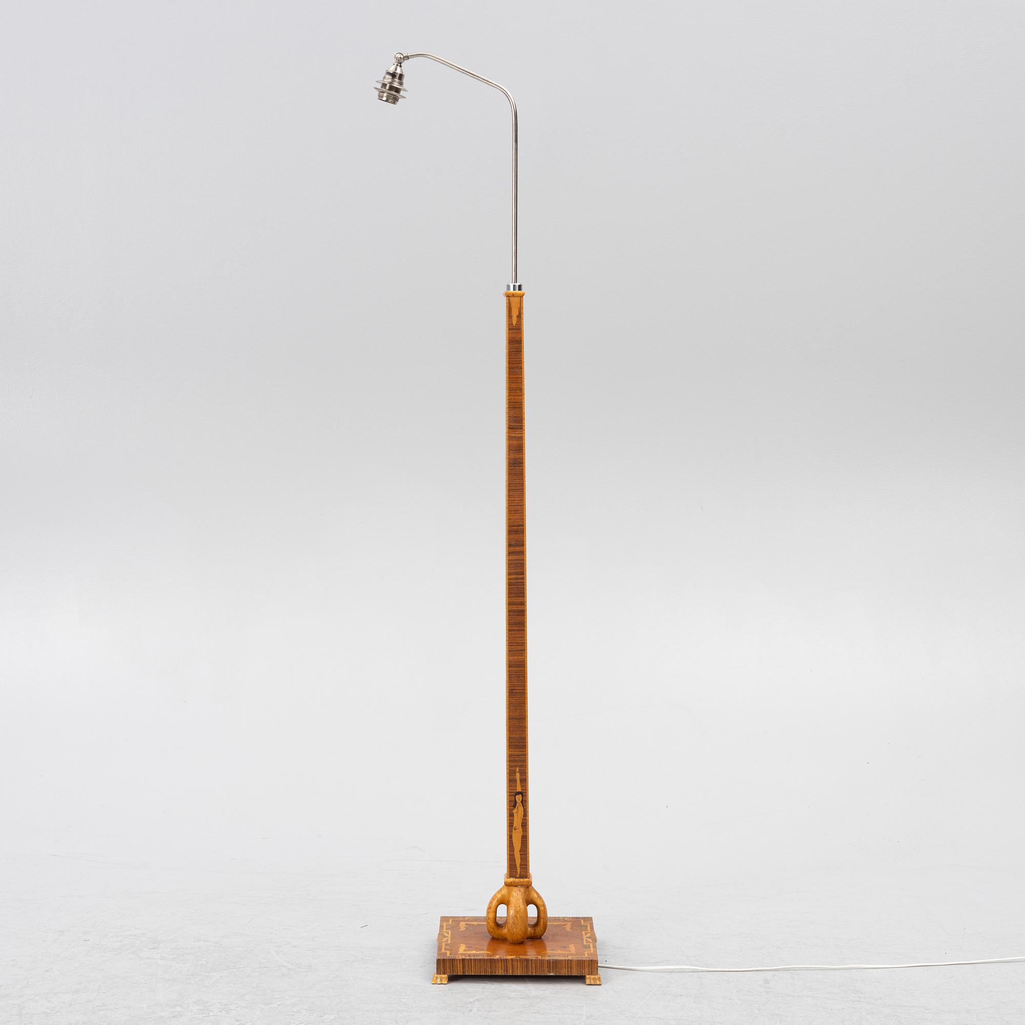 Birger Ekman, attributed to, a floor lamp, 1930s.