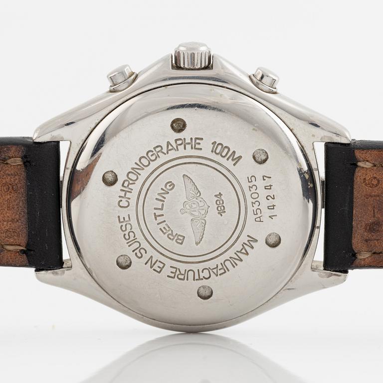 Breitling, Chrono Colt, chronograph, wristwatch, 38 mm.