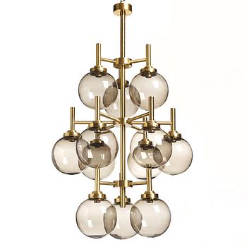 LUXUS, a ceiling lamp, mid 20th century.