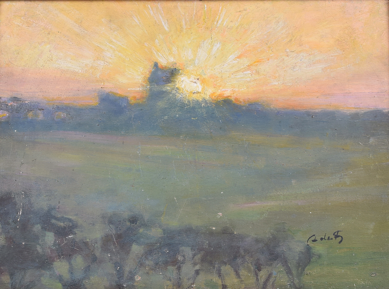 Agnes de Frumerie, Landscape from Brittany.