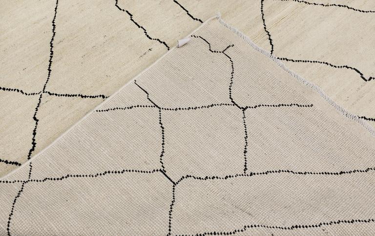 A Moroccan carpet, 202 x 154 cm.