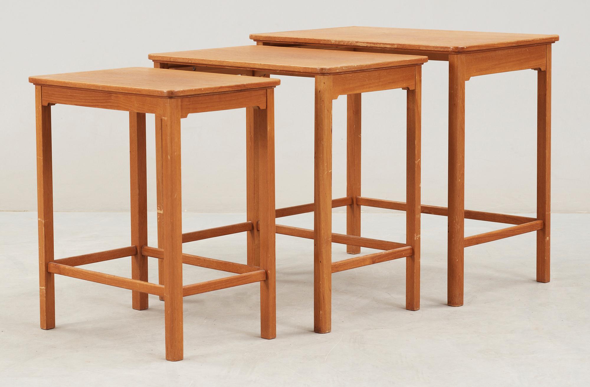 SATSBORD, 3 delar, 1950/60-tal.