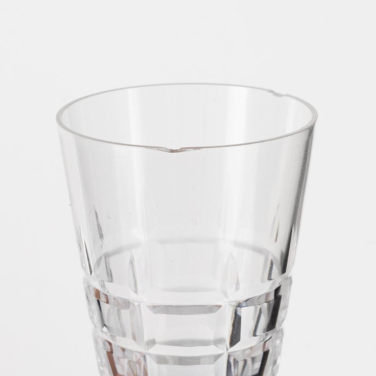 Vicke Lindstrand, a 86-piece 'City' glass service, second half of the 20th Century.