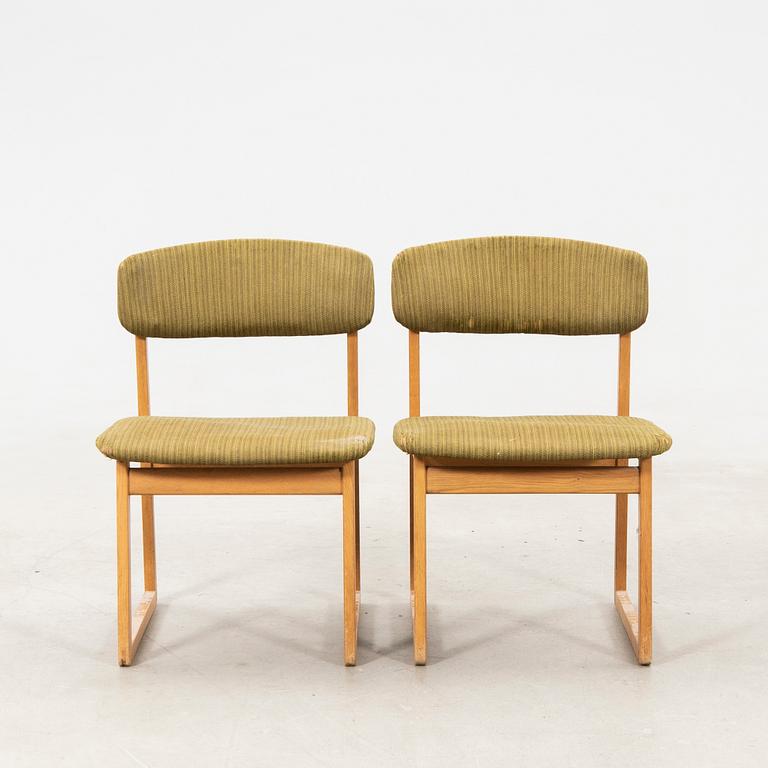 Chairs, 4 pcs, second half of the 20th century.