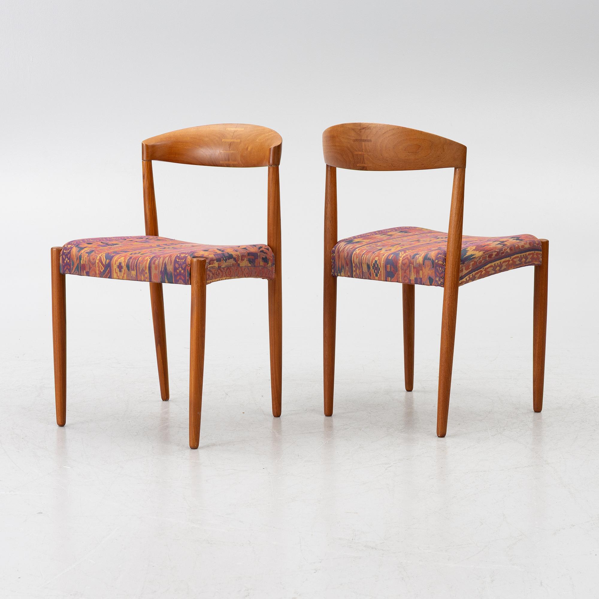 Knud Andersen, Chairs, 4, JCA Jensen, Aarhus, Denmark.