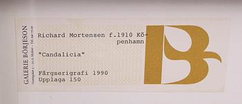 RICHARD MORTENSEN, färgserigrafi, signerad, numrerad 59/150.