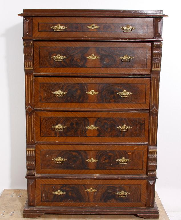 CHIFFONJÉ, nyrenässans, 1800-talets slut.