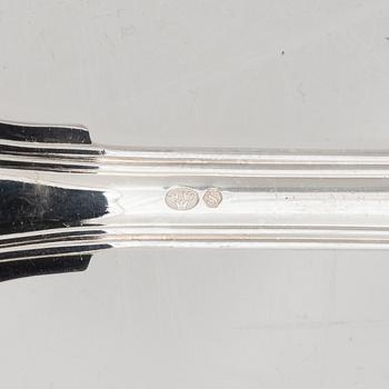 Besticksdelar, 24 st, silver, "Gammal dansk/Old Danish", bl a Cohr, Danmark.