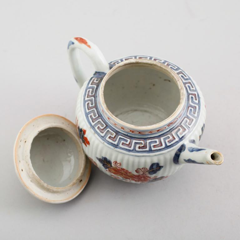 TEKANNA, porslin, Kina, 1700-tal.