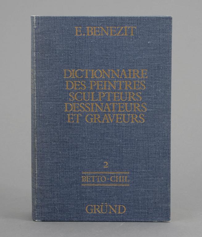BÖCKER, 10 vol, Dictionnaire des peintres, sculpteurs, dessinateurs, et graveurs, E.Benezit, Librarie Gründ, Paris 1976.